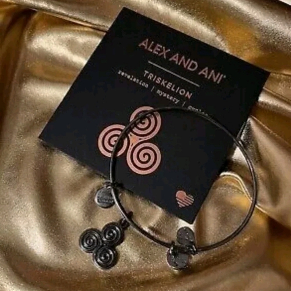 Alex & Ani Bangle Triskelion Charm Bracelet